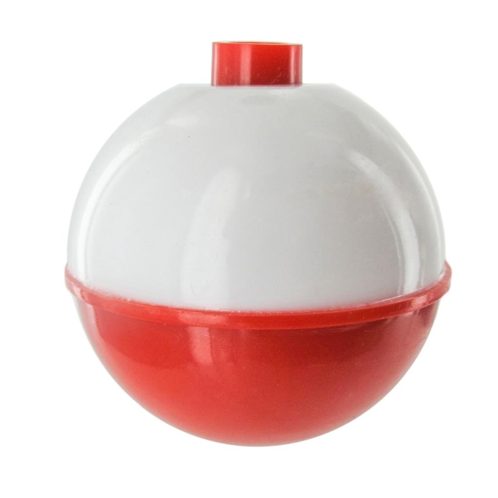 Jenzi Wasserkugel mit Clip Rot-Weiß – 25, 30 & 45 mm Pose & Bissanzeiger