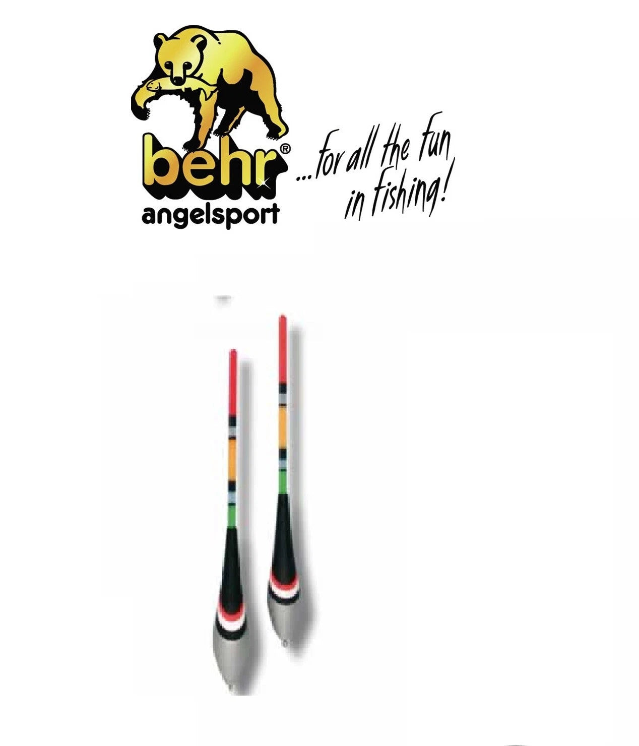 Behr Spezial-Forellenpose /Allround vorbebleit mit Multicolor-Antenne