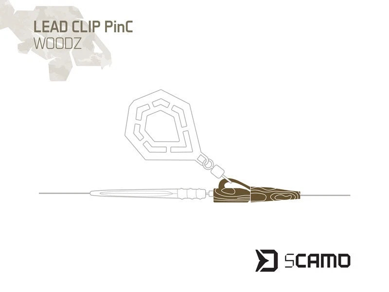Klip na olovo Delphin sCAMO PinC WOODZ