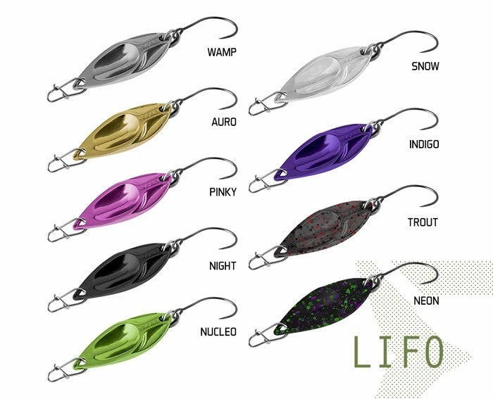 Spoons Lifo 2,5gr. Top Forellenköder Trout von Delphin