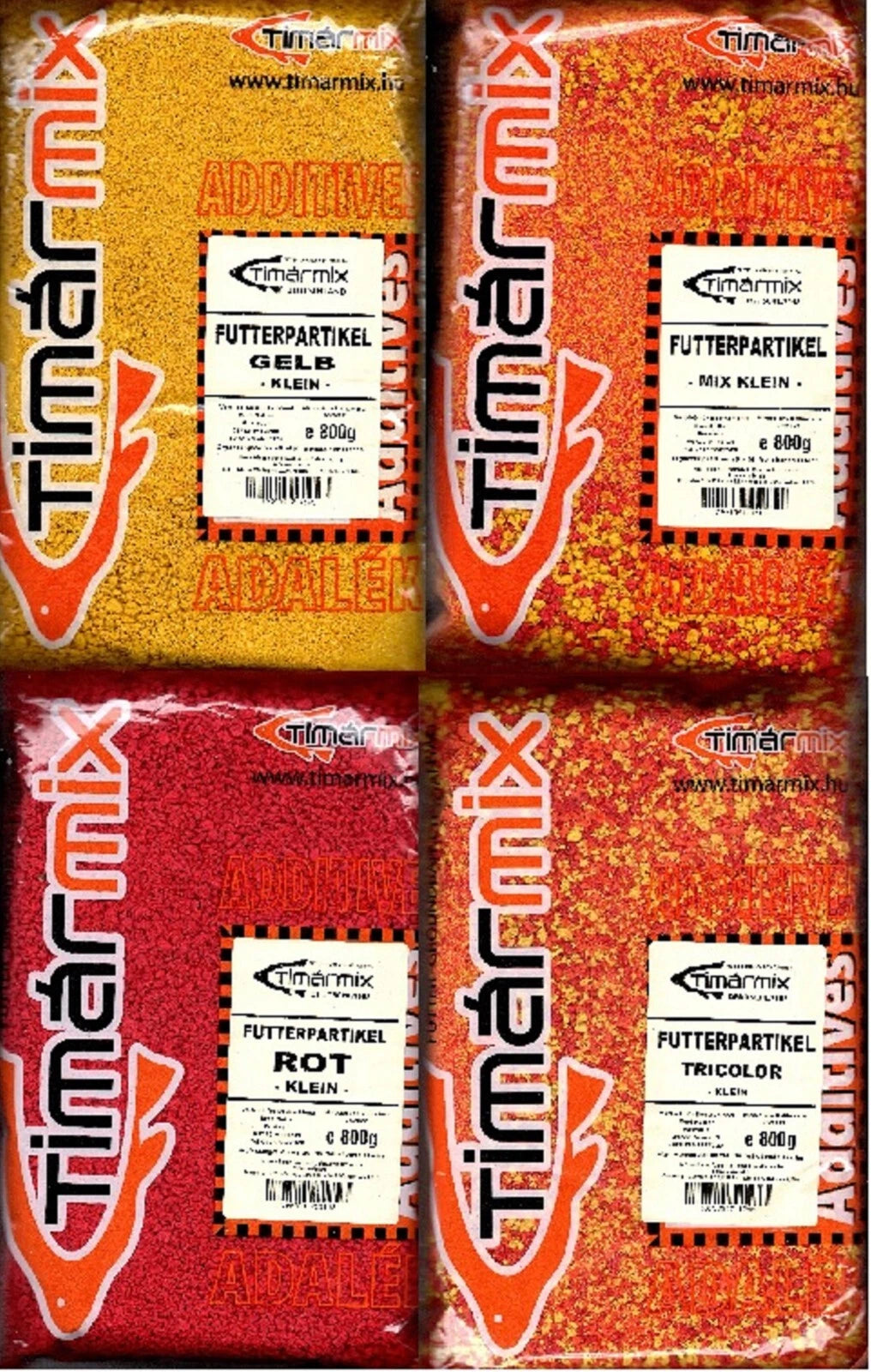 Timar Futterpartikel Rot,Gelb,Mix oder Tricolor
