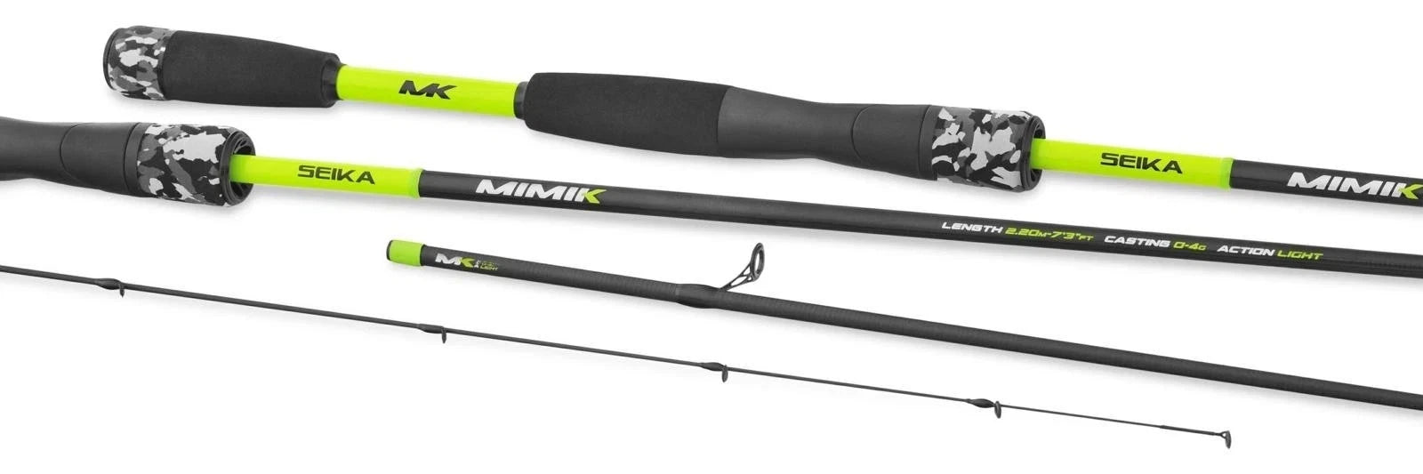 Tubertini Seika Mimik 1,98cm-2,20m Spoonrute,Spinnrute Spinnangeln