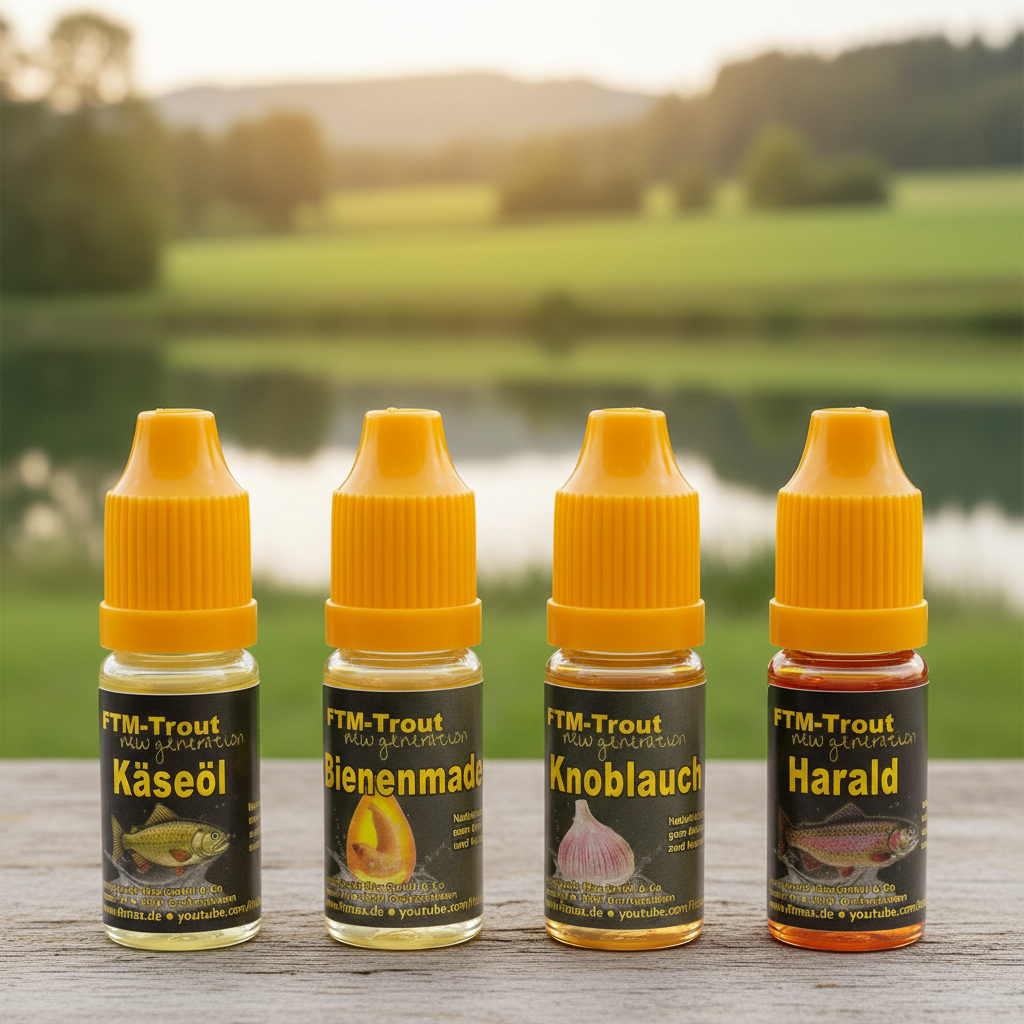 FTM Forellen Booster Lockstofföl 10 ml – 12 Sorten