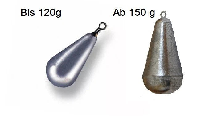 Birnenblei mit Wirbel - Angelblei. Grundblei. Blei  20g bis 300g