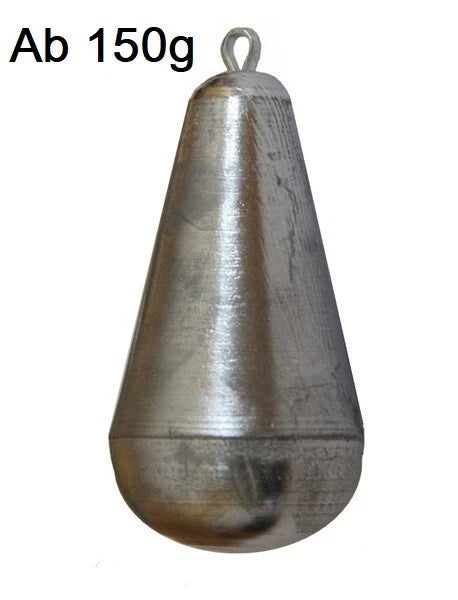 Birnenblei mit Wirbel - Angelblei. Grundblei. Blei  20g bis 300g