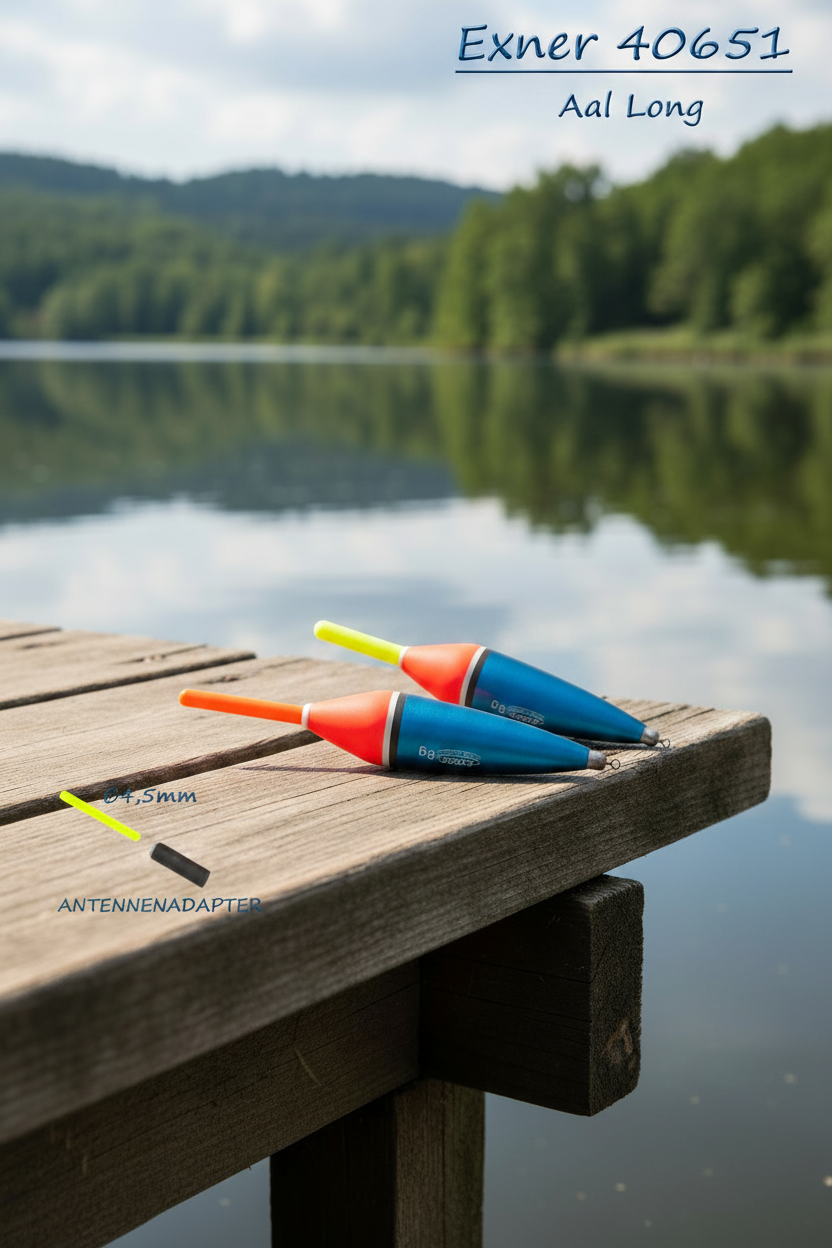 Exner 40651 Aal Long am Wasser mit Antennenadapter