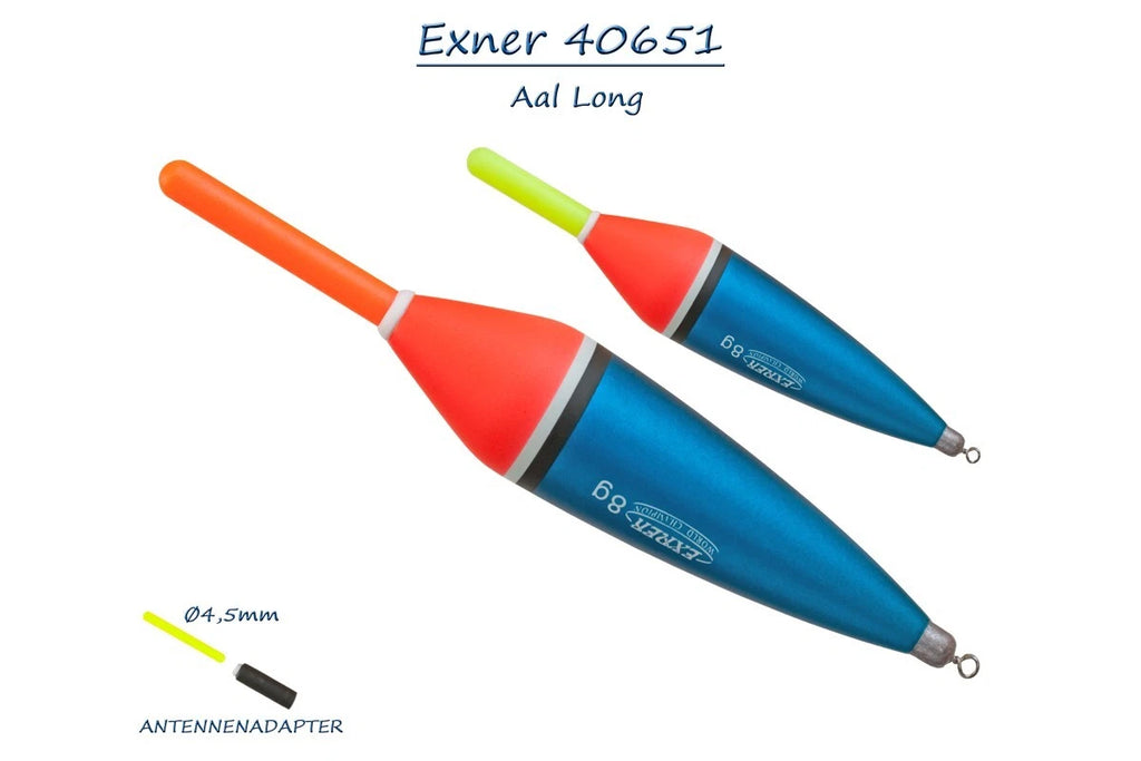 Exner Forellenpose/Aal vorgebleite mit Auswechselantenne & für Knicklicht