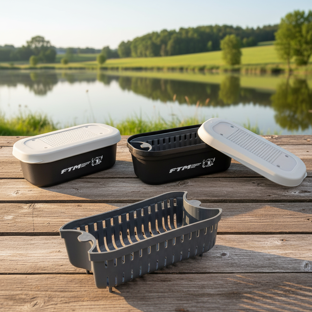 FTM Bait Box- mit Siebeinzatz für Pellets usw.