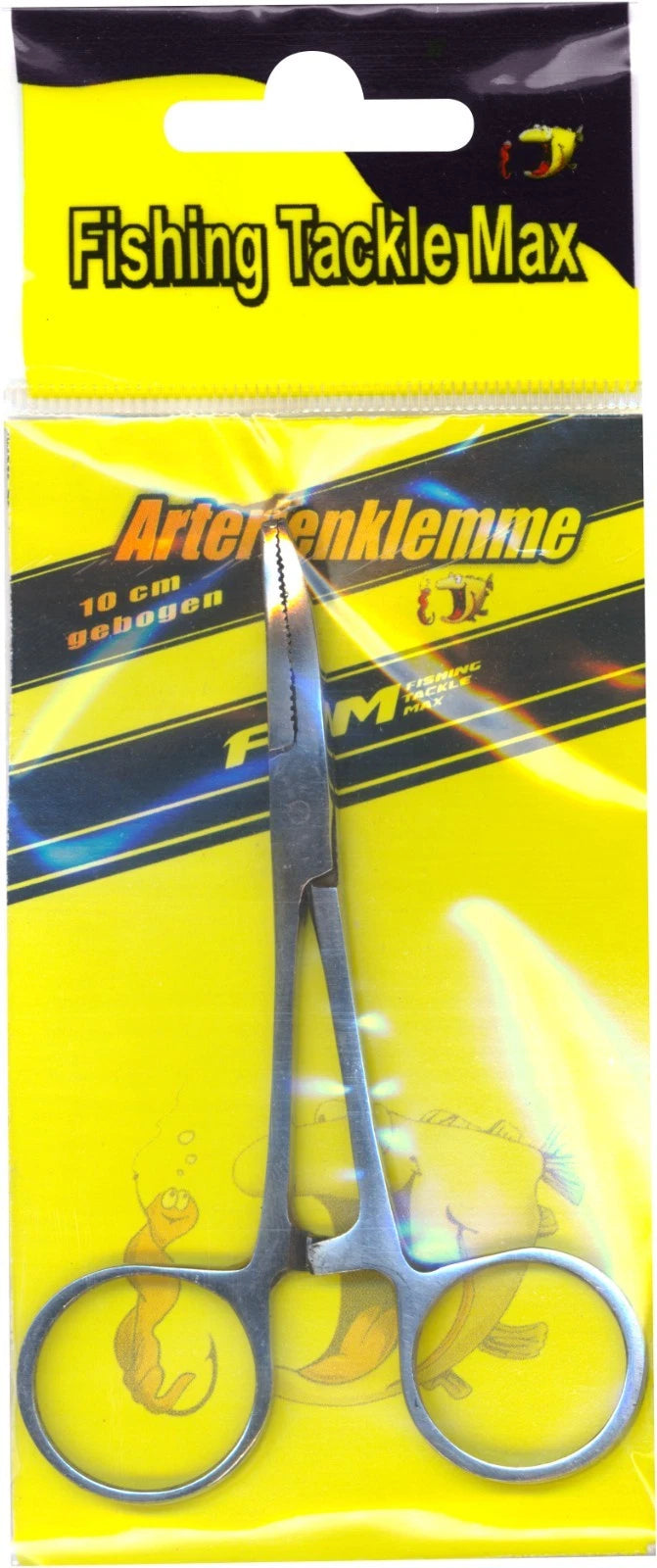 Arterienklemme Fishing Tackle Max  gebogen 10cm
