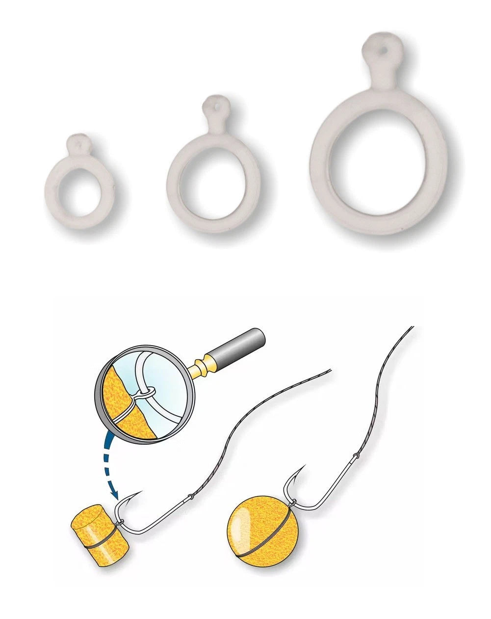 Stonfo Pelletring / Elastic Ring in drei Größen