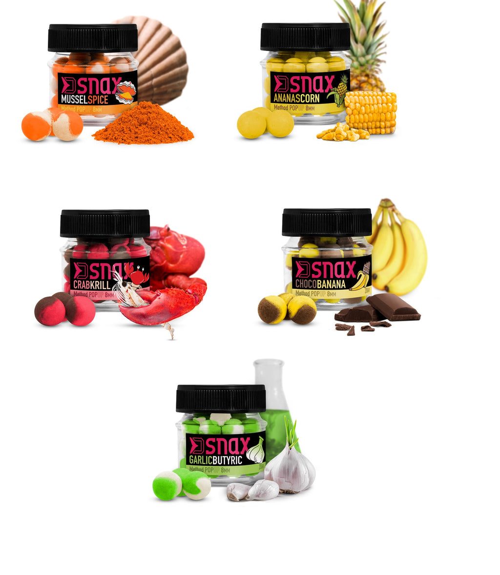 Delphin SNAX POP UP Köder 10 mm 5 Sorten