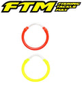 FTM Ring Bissanzeiger Set 2 Stück Einhängebissanzeiger Ringe für Knicklicht