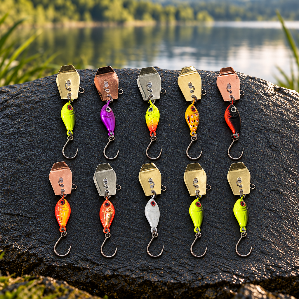 See-Motiv mit zehn Omura Bladed Jigs