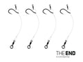 Vorfach Delphin THE END CHOD Karpfen Rig 6 cm 4Stück