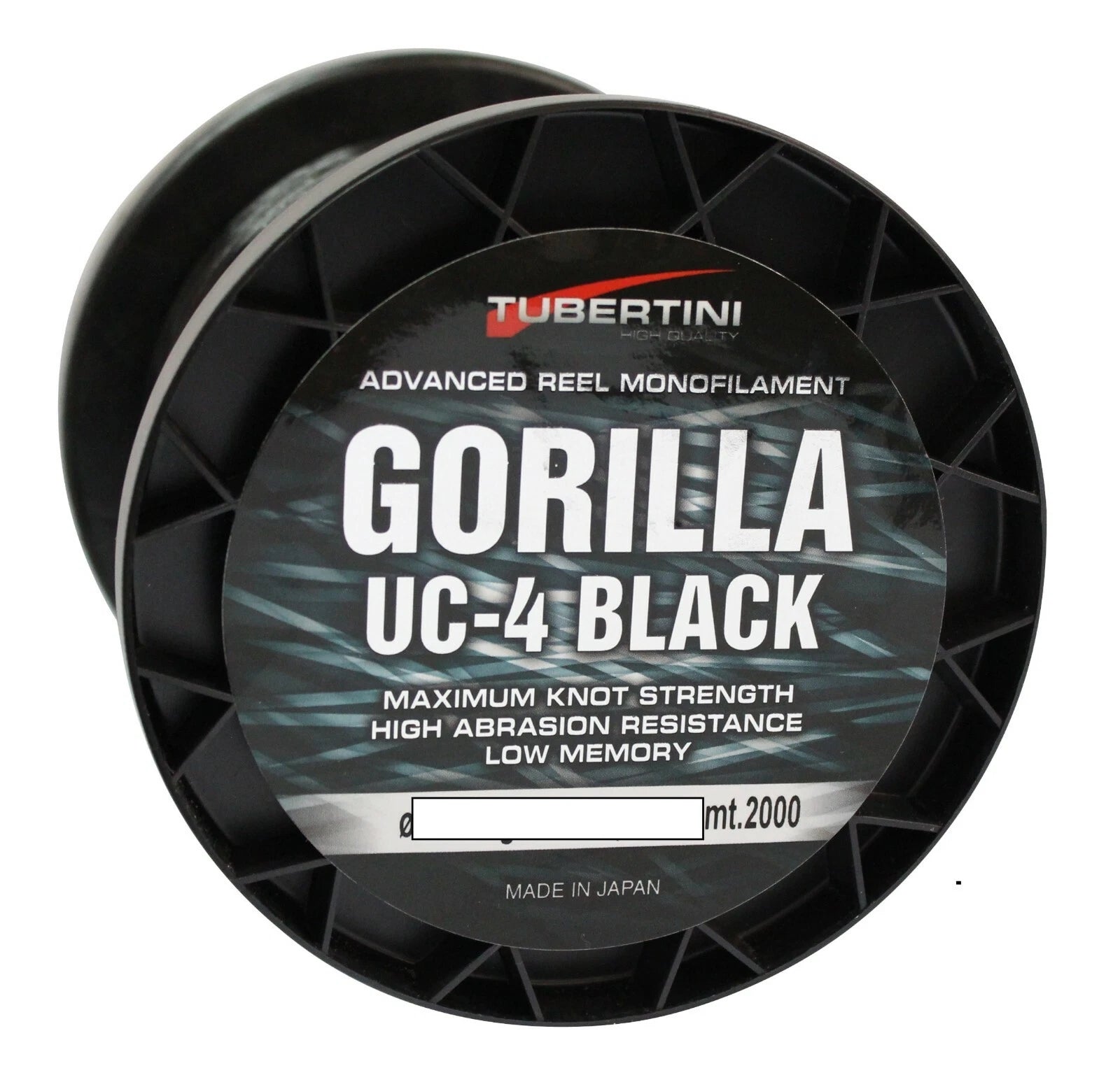 Tubertini Gorilla Schnur UC4 Black 2000m verschiedene Größen