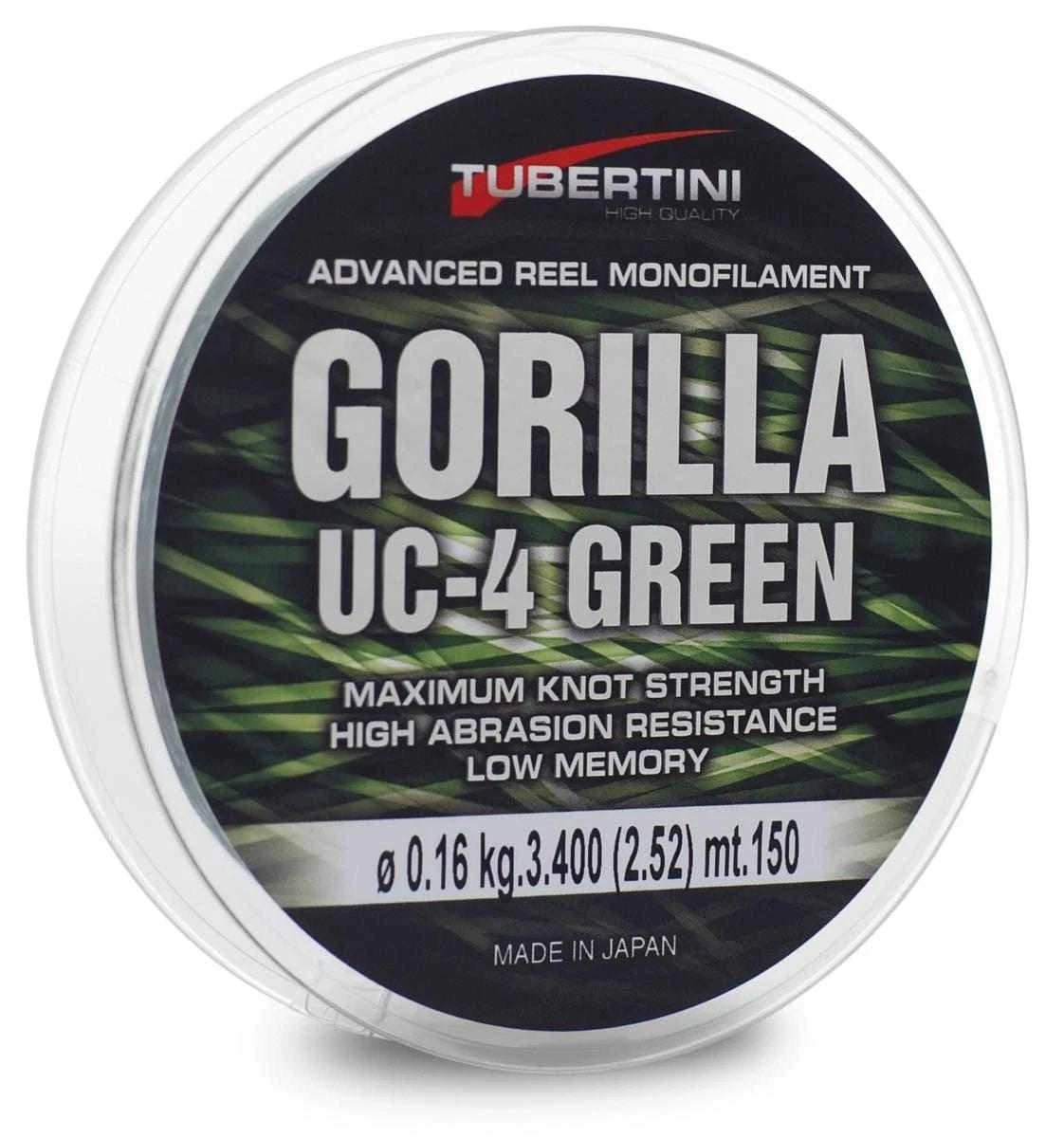 Tubertini  Gorilla UC4 Green Schnur  350m verschiedene Größen